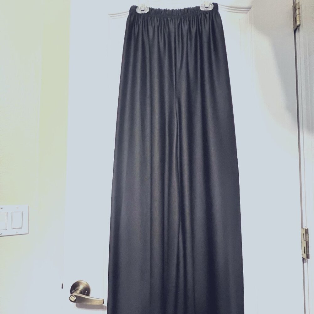 Danzcue Black Stretch Extra Wide Leg Pants-No Pockets-Size Small-Baggy-Costume